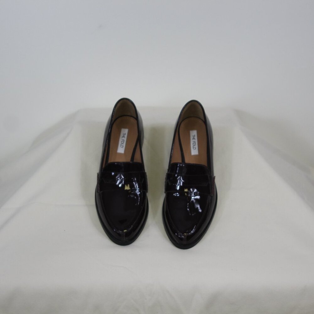 The Fold Patent Leather Loafers – Size 37 (New Without Box) Dark Academia - Picture 6 of 10